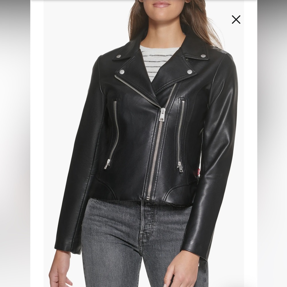 Levi’s Faux Leather Moto Jacket